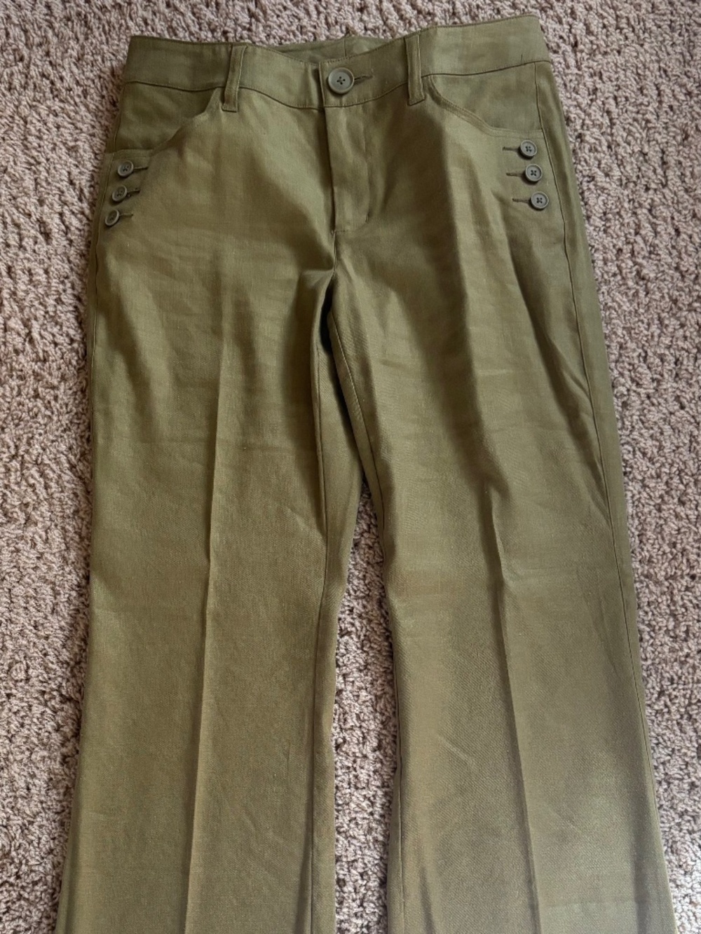 CAbi linen pants. Size 4. Worn once